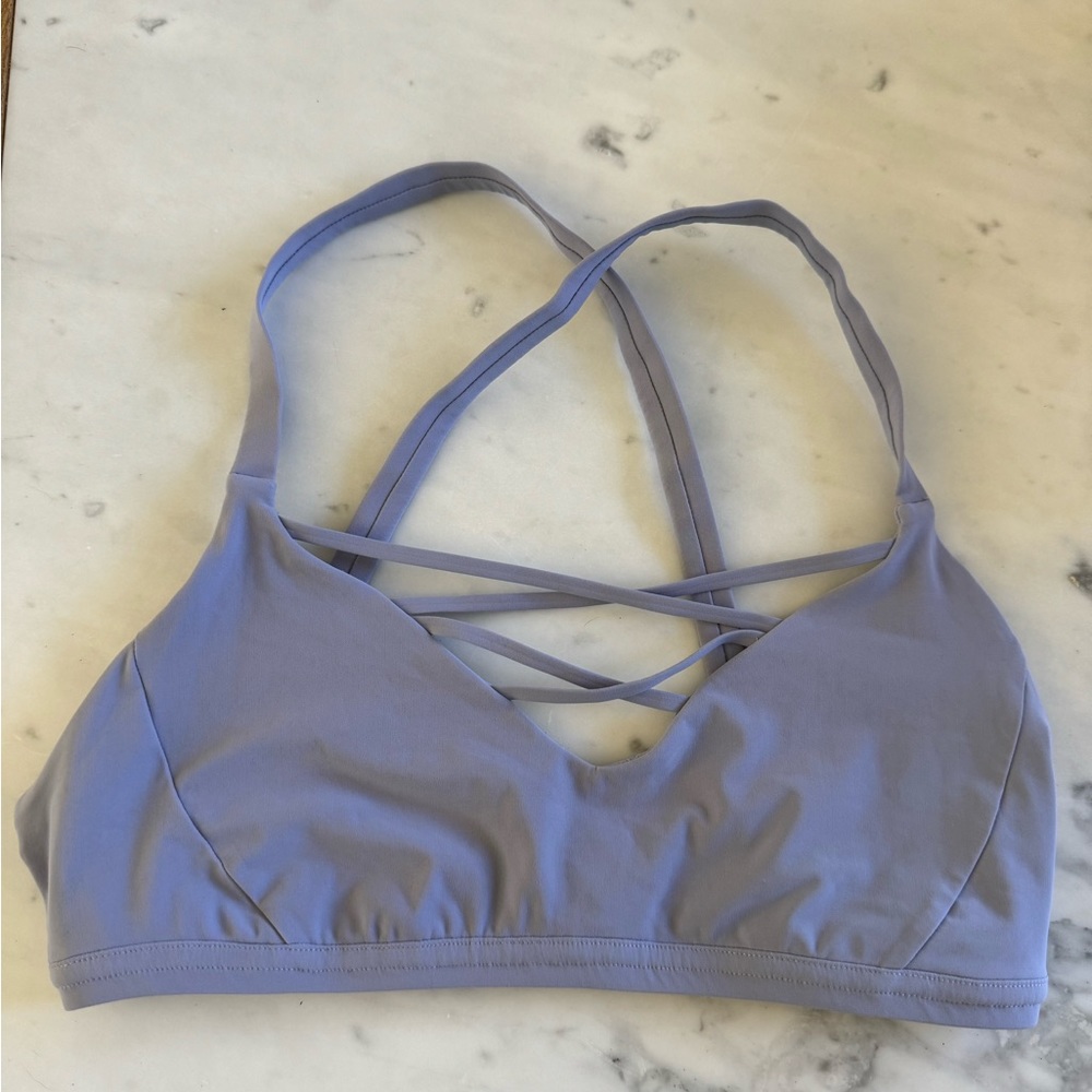 Lululemon Periwinkle Braided Sports Bra